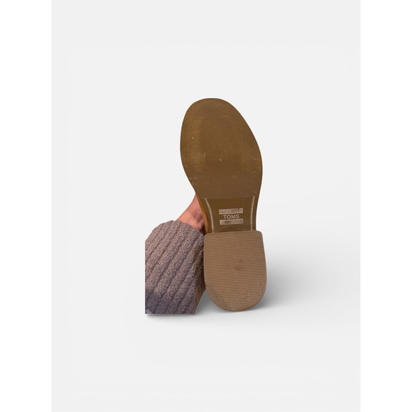 Toms Esme Heeled Boot  Tan Oiled Nubuck, Size 7 - Picture 4 of 16